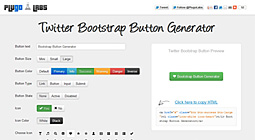 Twitter Bootstrap Button Generator